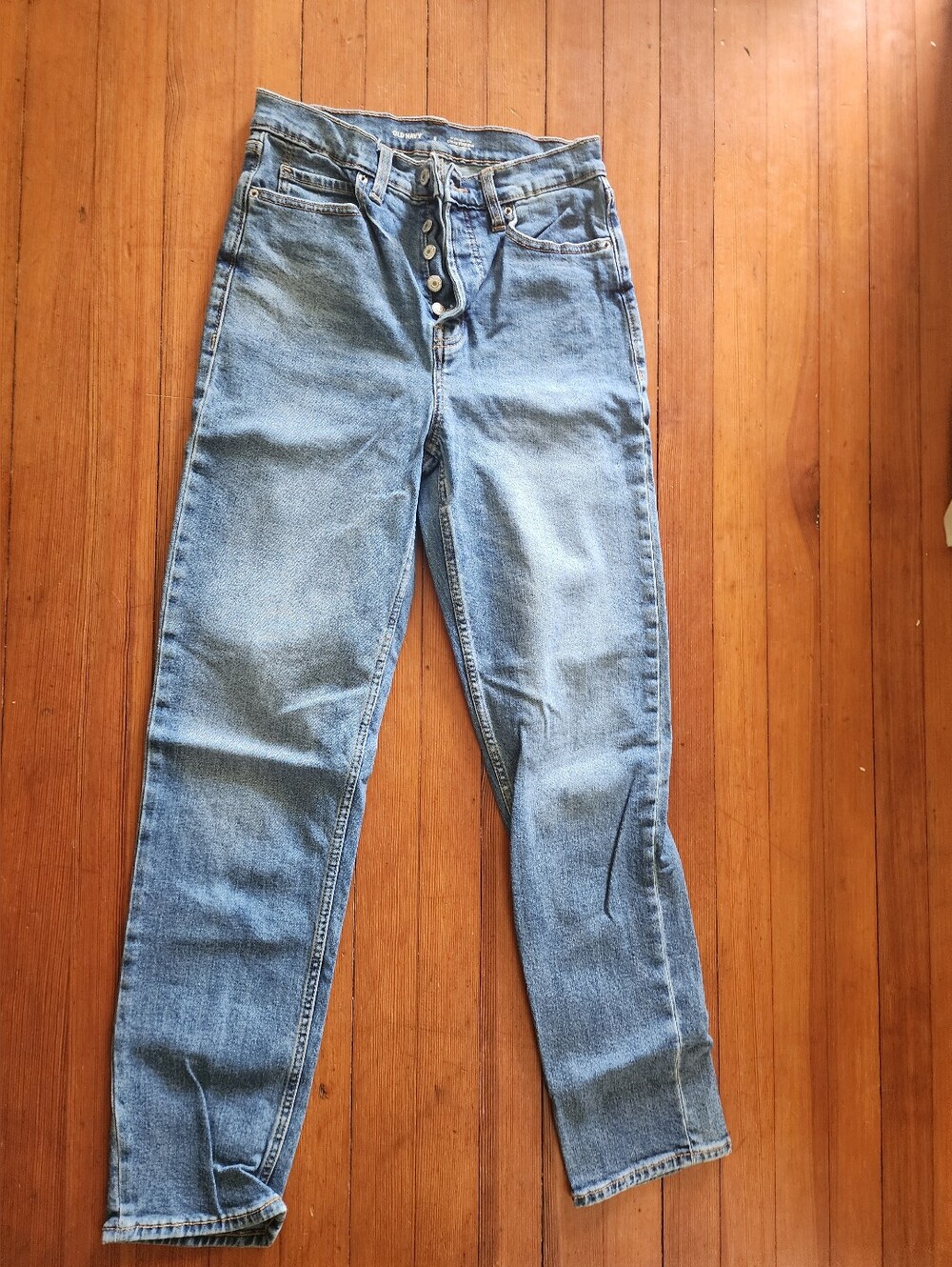 Old Navy Sky High Rise Button Fly Jean - 6